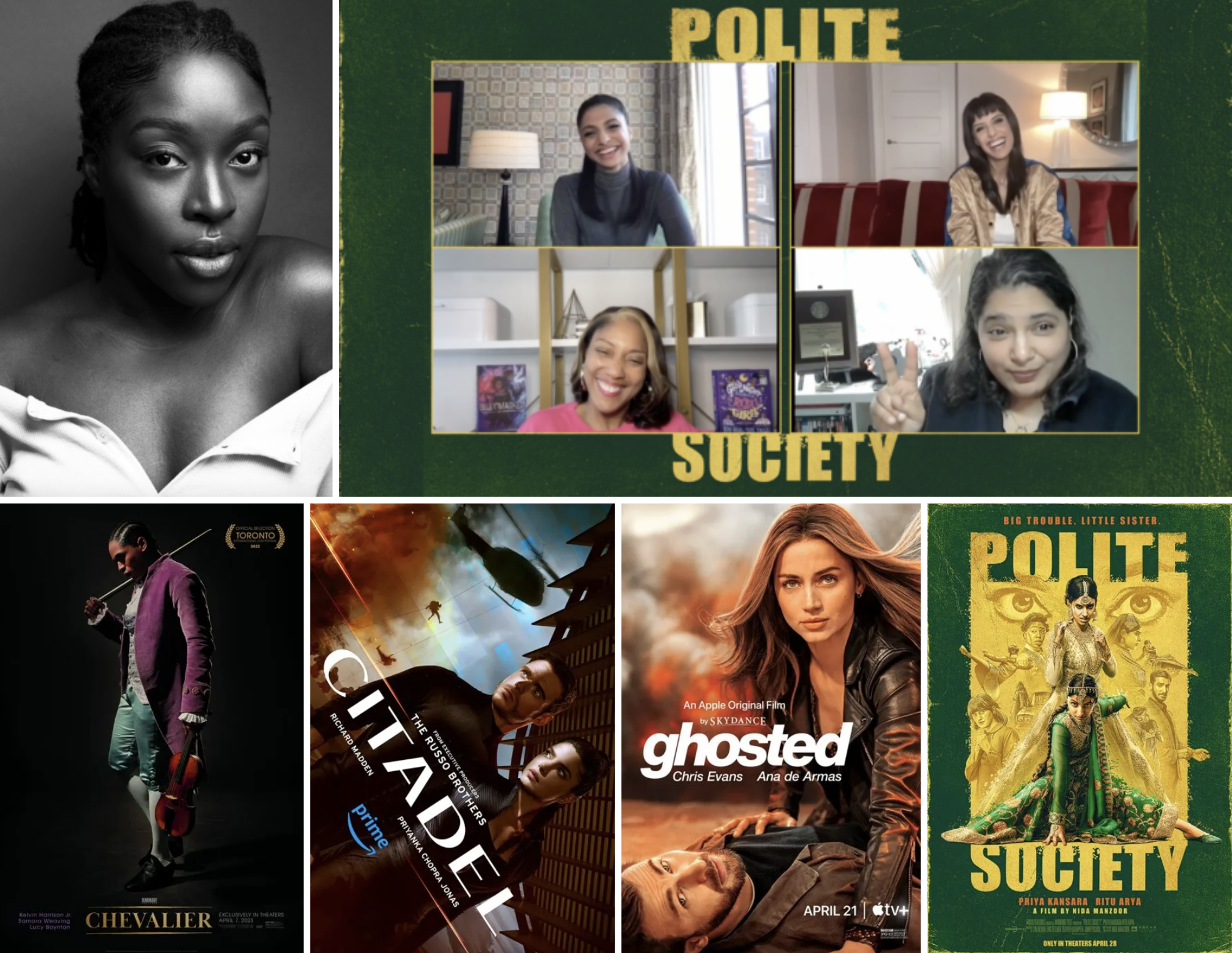 Mrs & Mr Spy – Our Faves + Ghosted, Citadel, Polite Society feat. Ritu Arya and Priya Kansara, Chevalier feat. Ronkẹ Adékoluẹjo