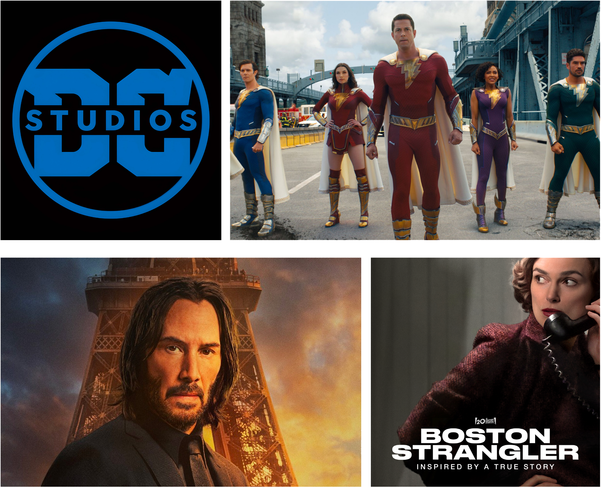 The DC Universe Now Next, John Wick: Chapter 4, Shazam! Fury of the Gods, Boston Strangler