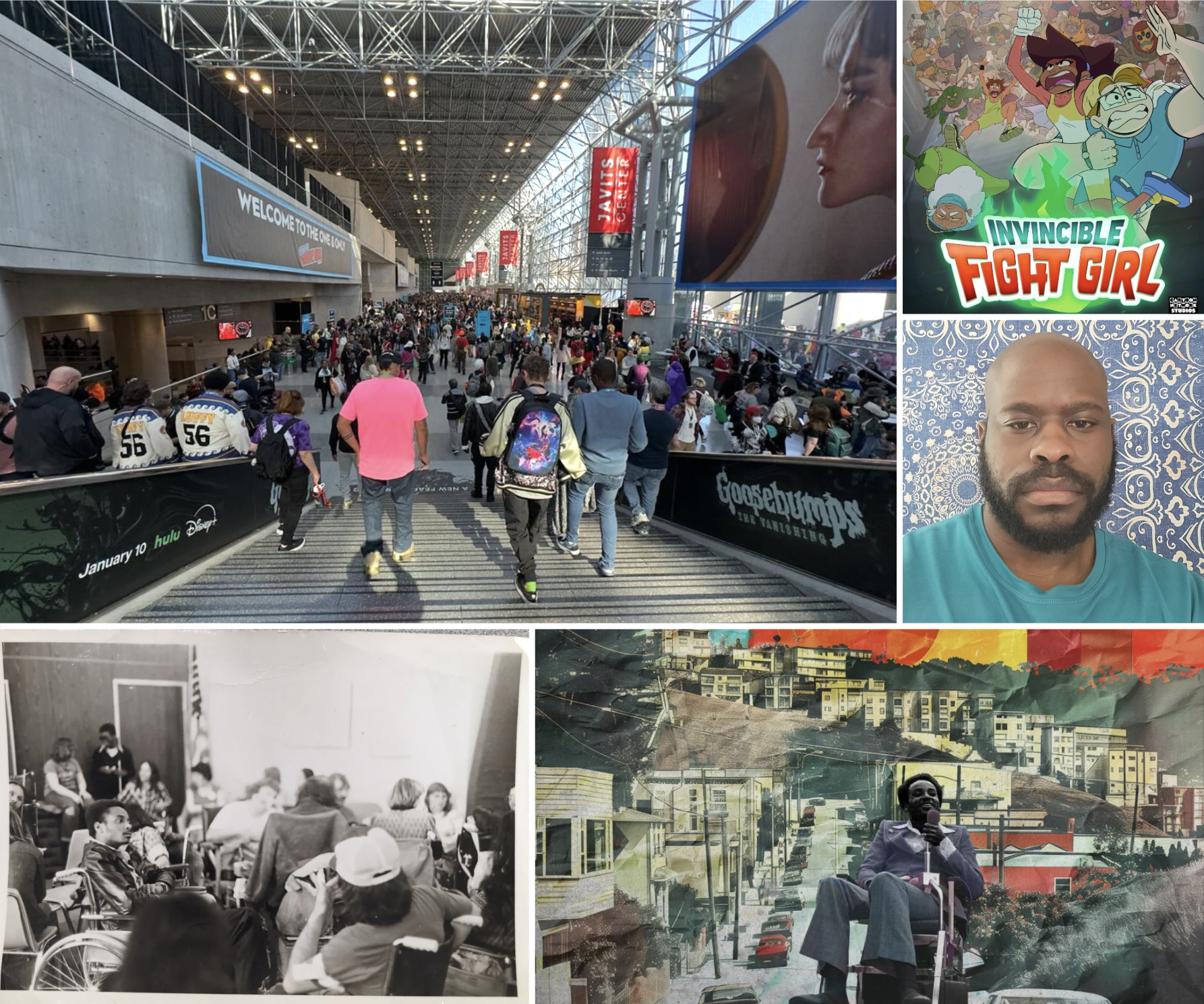 NYCC Catch-up, ‘Invincible Fight Girl’ feat. Juston Gordon-Montgomery, ‘Shrinking’ S2, PBS ‘Renegades’ Aftershow #5: Brad Lomax