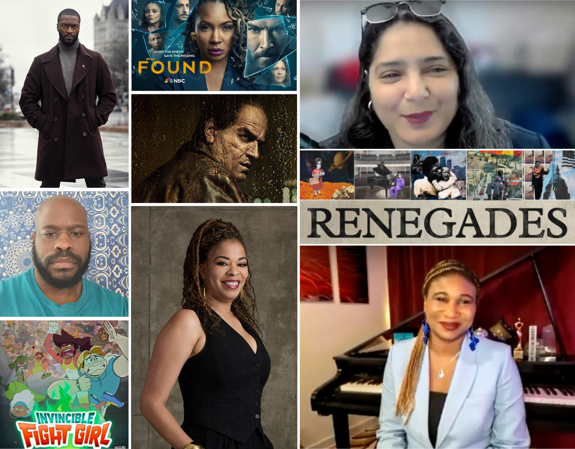 Nkechi Okoro Carroll, PBS ‘Renegades’ x Day Al-Mohamed & Lachi, ‘Invincible Fight Girl’ x Juston G-Montgomery, ‘CROSS’ x NYCC, ‘The Penguin’