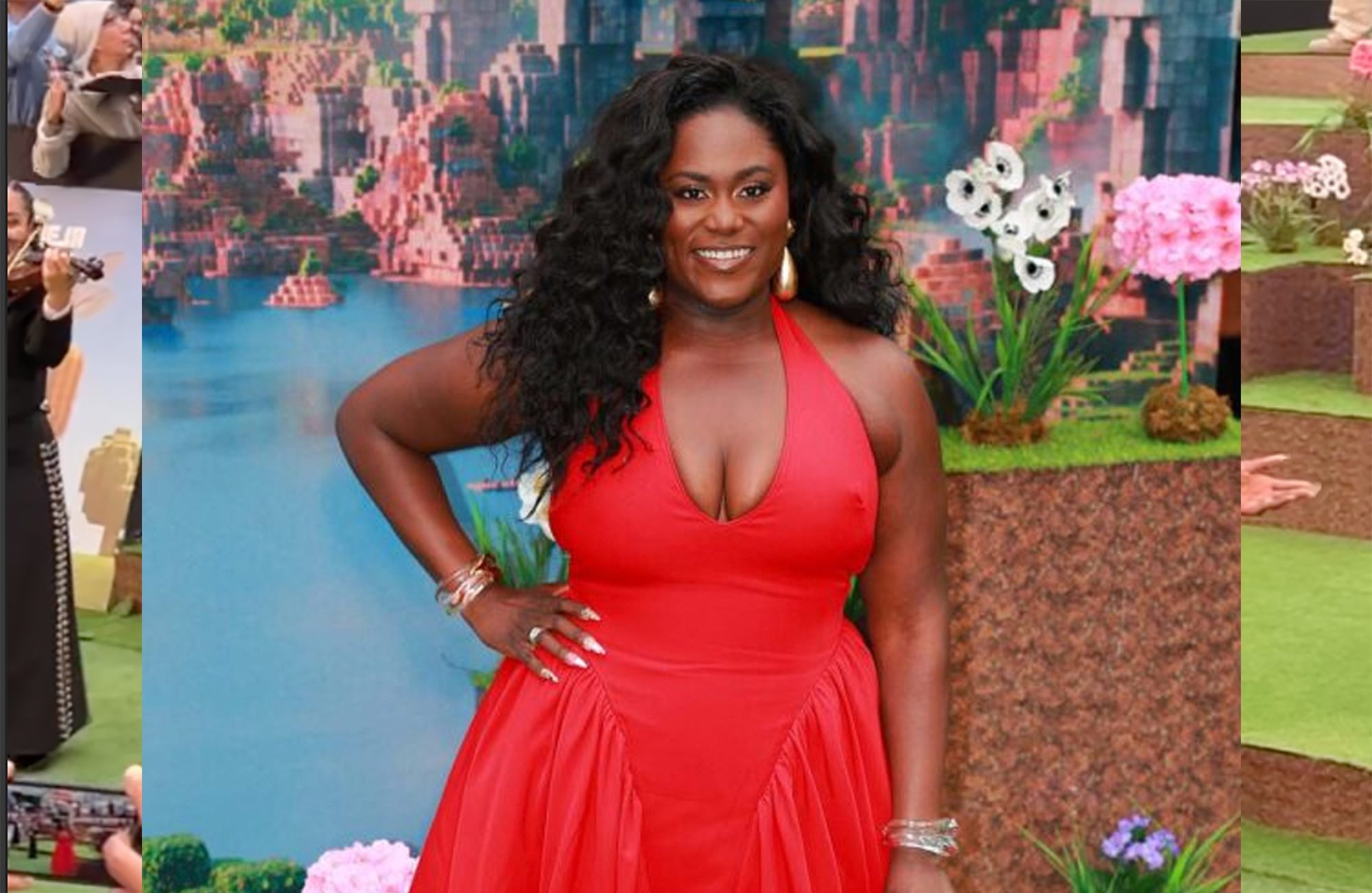 DANIELLE BROOKS Dancing at the ‘A Minecraft Movie’ Fan Event is a New Form of Happiness