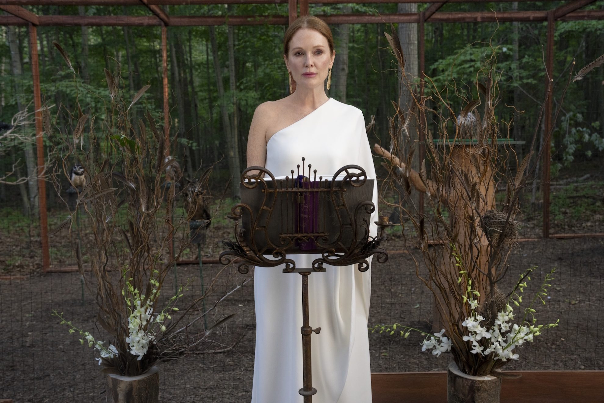 Get a First Look at ‘Sirens’ Starring Julianne Moore, Meghann Fahy, and Milly Alcock