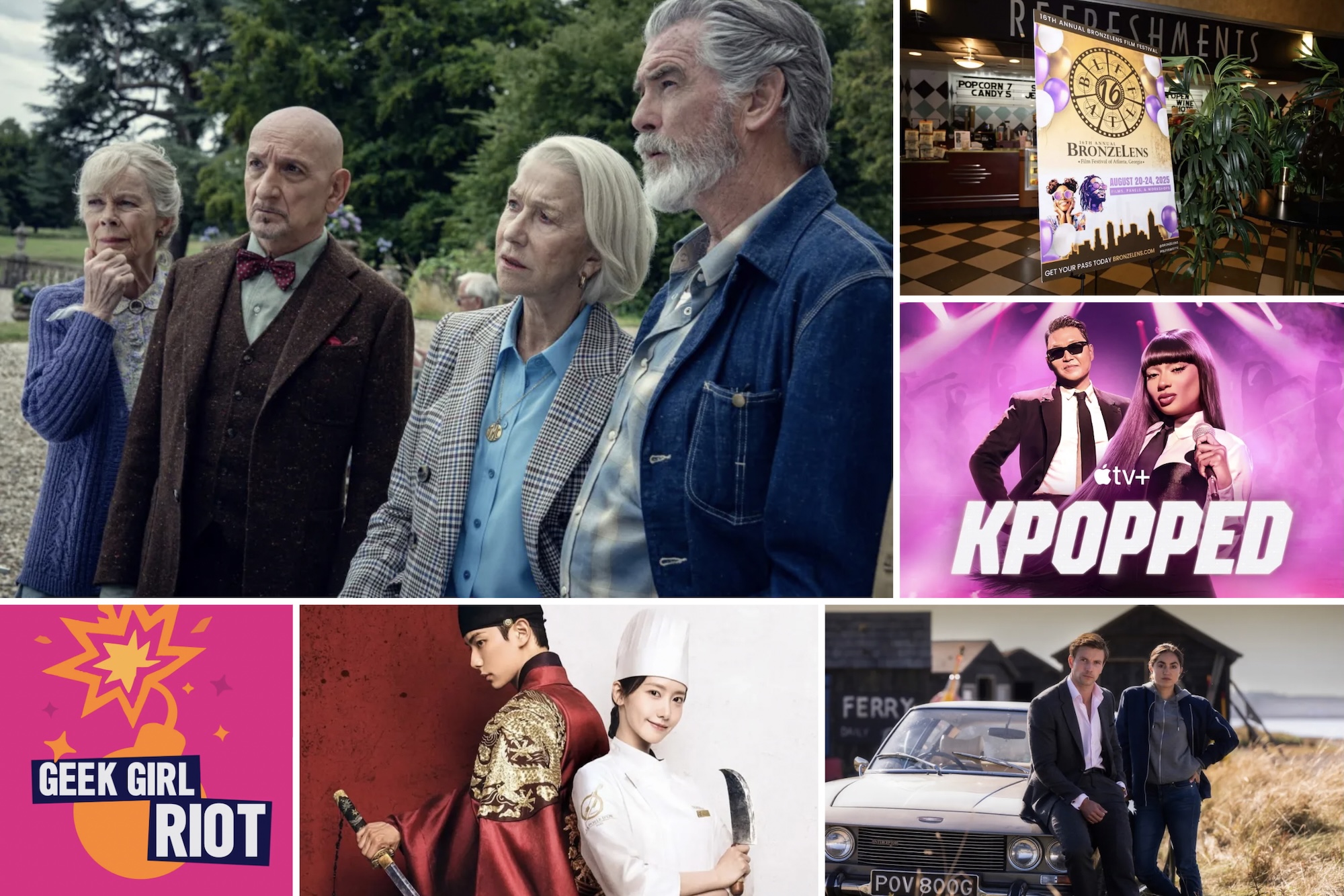 The Thursday Murder Club, BronzeLens 2025, Lynley, KPOPPED, Bon Appétit, Your Majesty