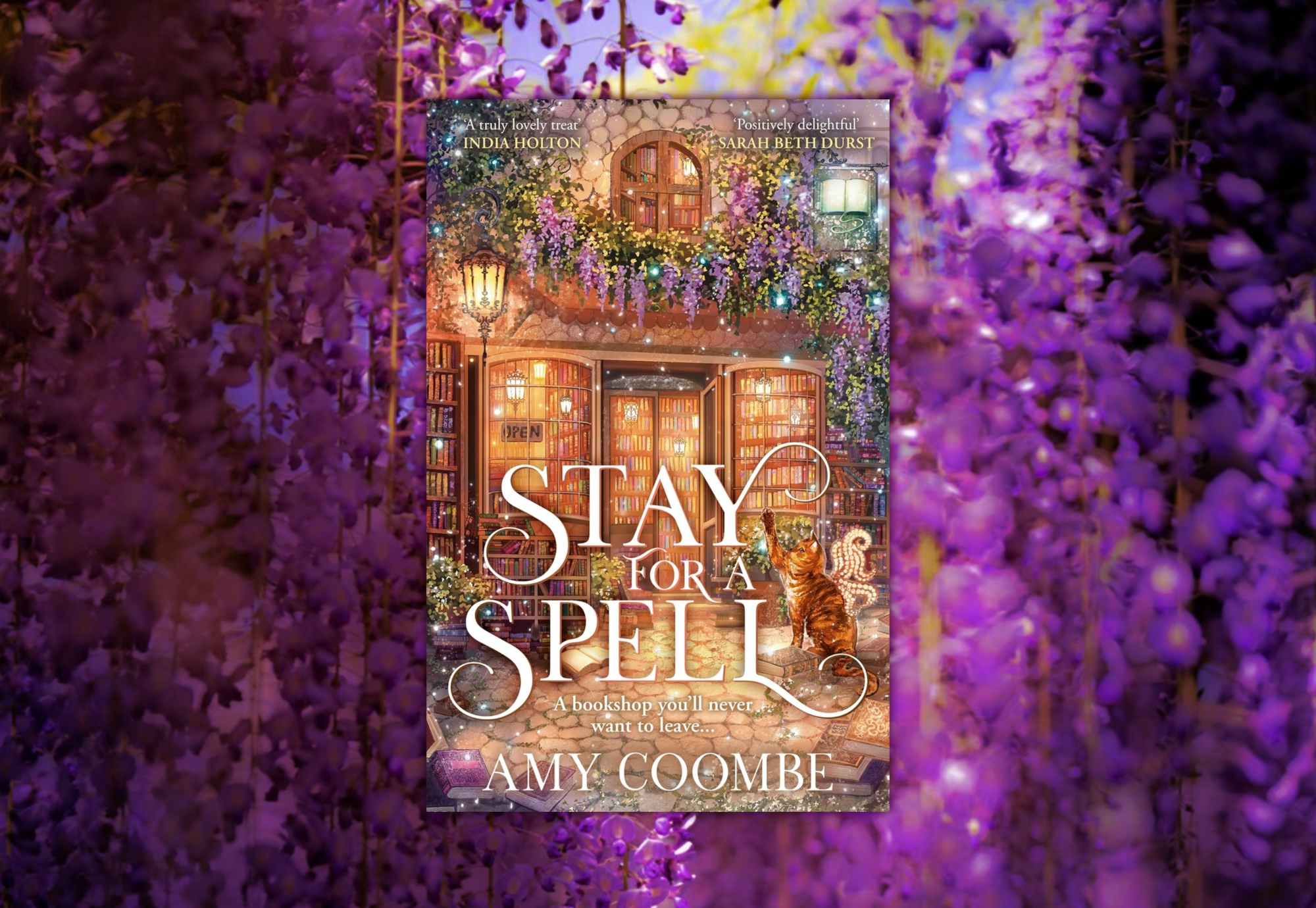 Stay for a Spell by Amy Coombe book cover banner